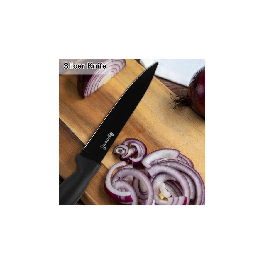 ROMANTICIST-Kitchen-Knife-Set-with-Block-8PCS-High-Carbon-Stainless-Steel-with-Chef-Knife-Slicer-Knife-Best-Kitchen-Knife-Set-Gift-for-Professional-Chef-Home-Cooks ROMANTICIST Kitchen Knife Set with Block - 8PCS High Carbon Stainless Steel with Chef Knife, Slicer Knife - Best Kitchen Knife Set Gift for Professional Chef Home Cooks