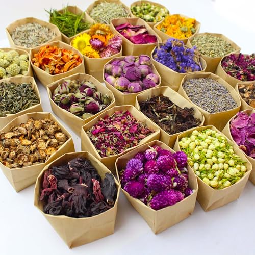 Kit de Flores Secas Artesanales 24 Bolsas miniatura 6