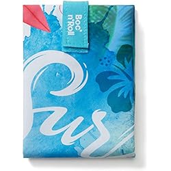 Protección De Manos Seguridad E Higiene Roll'eat ® | Bolsa Merienda, Porta Bocadillos con Envoltorio Reutilizable, Porta Alimentos Ecológico sin BPA, Bolsa de Tela, Color Surf - Boc'n'Roll Young