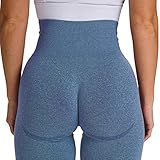Voiakiu Po-Lifting-Shorts für Damen - Nahtlose Damen-Leggings mit hoher Taille - Womens Workout Seamless Biker Shorts Running Booty Yoga