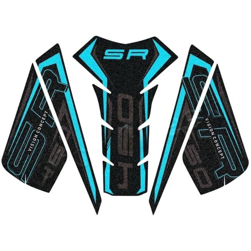 Grip de réservoir 450sr autocollant de protection latérale finition givrée mat