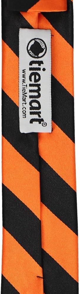 tiemart Striped Skinny Tie, 2" Width - Image 4