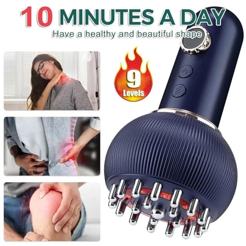 Image of Anti-Cellulite Slimming Massager - Professional Lymphatic Drainage Device with Microcurrent, Red Light, Heat & Vibration for Full-Body Contouring, Fat Reduction & Skin Firming (Smart Body Massager)