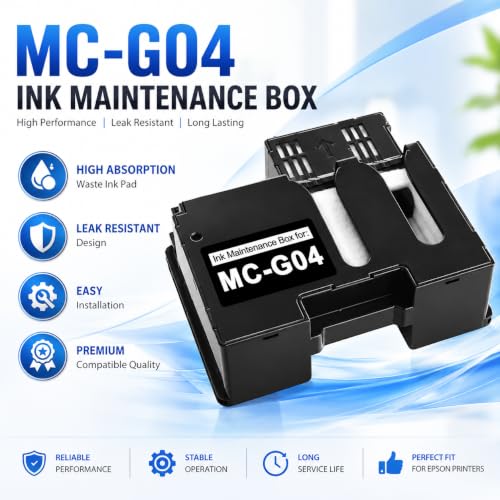 Image of VERENA MC-G04 Maintenance Cartridge Box Compatible with Canon PIXMA G1330 G3370 G1430 G2470 G3470 G3471 G3472 G4470 Printers