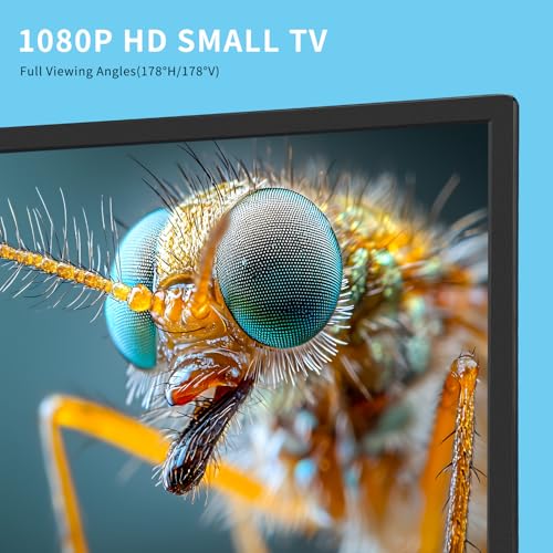 image for Jexiop 14 inch Flat Screen TV,Small TV with Digital ATSC Tuner,Antenna