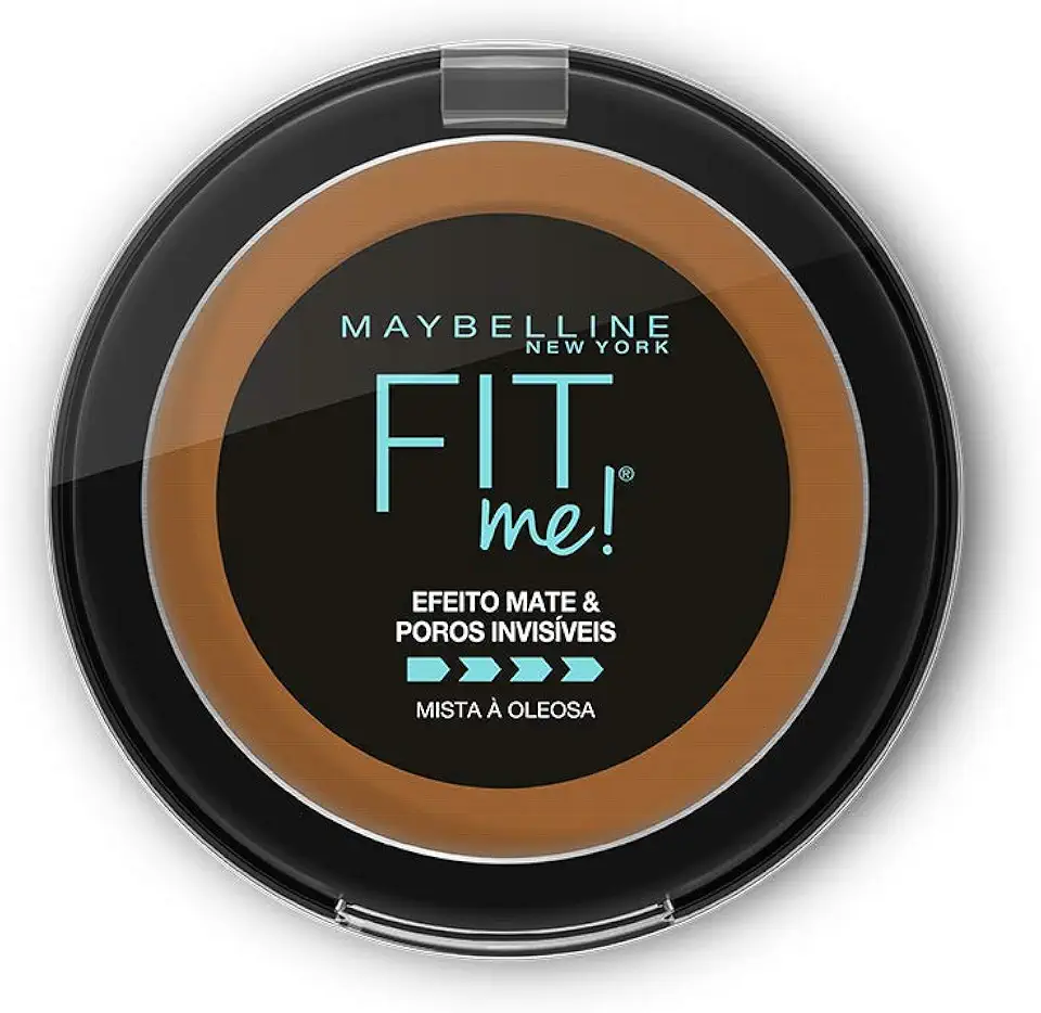 Maybelline NY Pó compacto Efeito Mate e Poros Invisíveis Fit Me Moreno Profundo N09