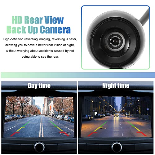 Image of X AUTOHAUX Car 12V Rear View Back Up Camera with Holder Rear Park Assist Reverse Camera 100 Degree Wide View Angle Rear View Camera Black