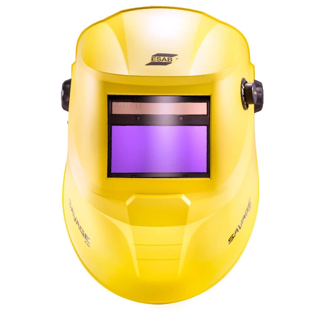 Careta soldar Savage A40 ESAB amarilla -Automática