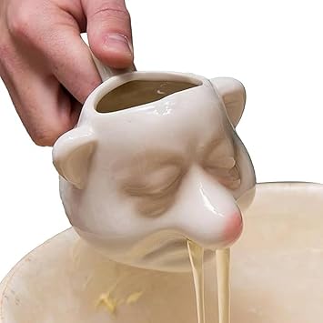Bogey Man Egg Separator, Nose, Ceramic Egg Yolk Separator, Gadgets for Bakery, Camping, Household Easy Install Easy to Use