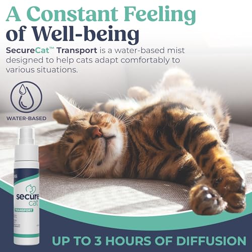 Image of SIGNS SecureCat Transport, Water Based Calming Travel Spray, Naturally Supports Calm and Well-Being, Naturally Relieving Anxiety and Stress