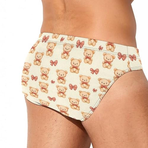 Teddys-Bears Men's Swim Trunks Briefs Swimsuit Swimwear Bathing for Underwear Beach4