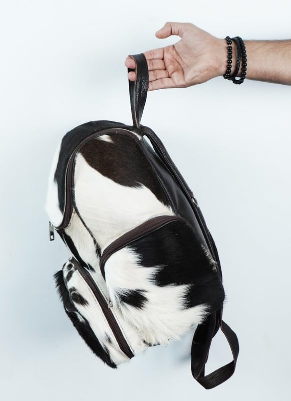 Diaper Bag Backpack Cow Print Leather Backpack for Women - Traval Diaper Bag Backpack4