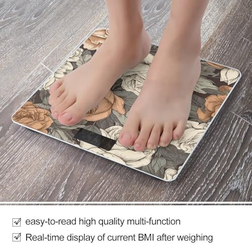 Báscula digital de baño con plataforma de vidrio templado miniatura 5