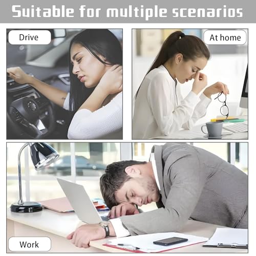 Almohada de espuma viscoelástica para cuello rosa miniatura 3