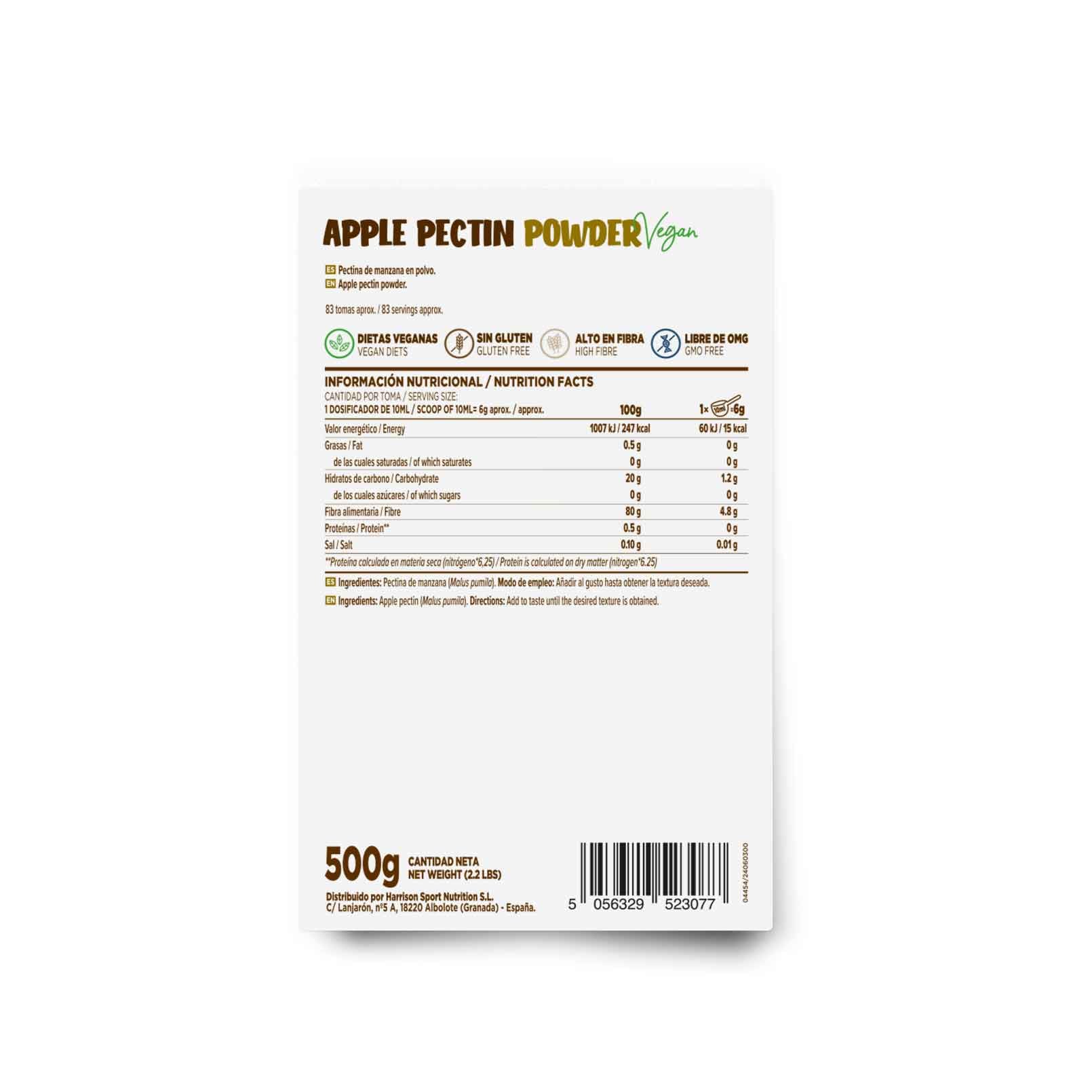 HSN Pectina de Manzana en Polvo | Espesante Natural Vegano | 500g