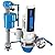Danco HYR460 HyrdroRight Water-Saving Toilet Tank Repair Kit with Dual Flush Valve, Includes Dual Push Btton Handle in Chrome