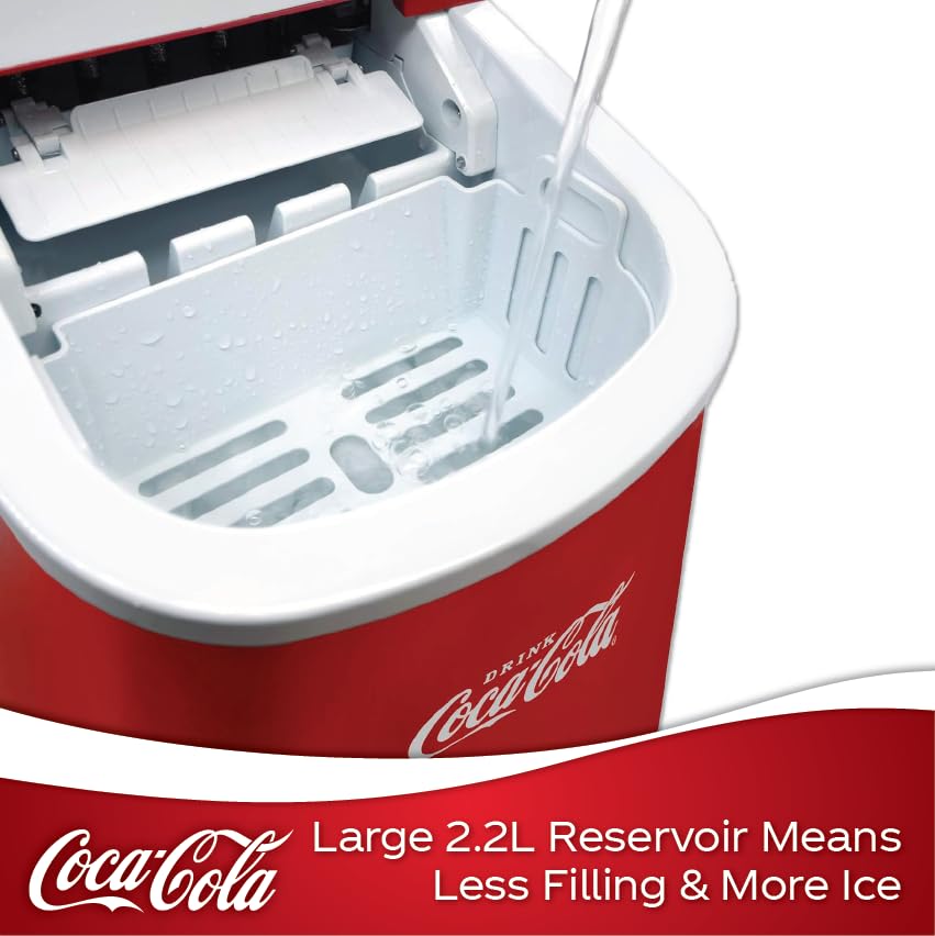 Machine à glaçons Salco Coca-Cola - vue produit et design élégant