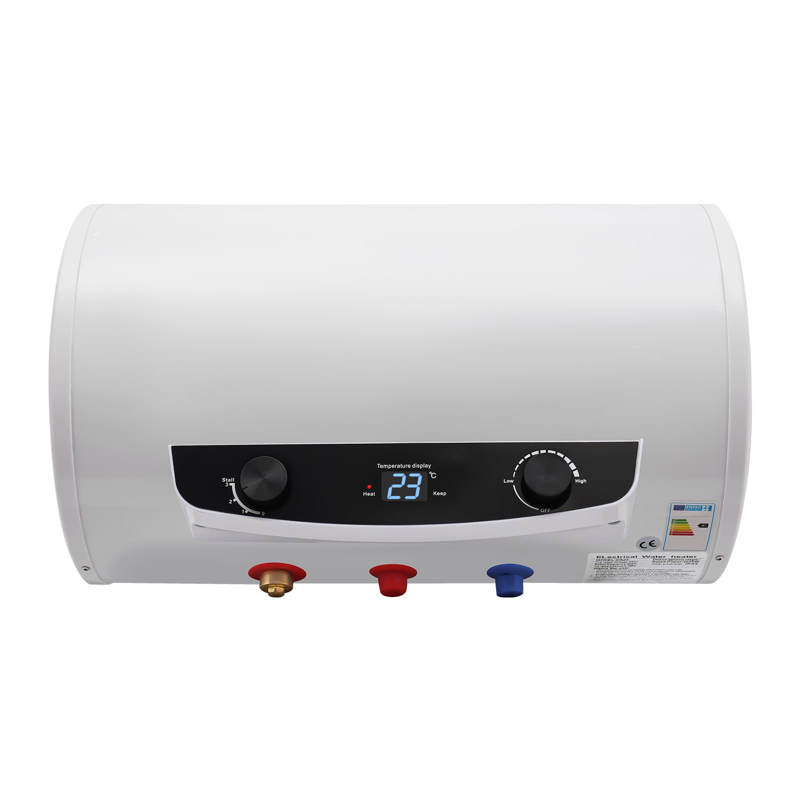 Elektro-Warmwasserboiler 35 Liter – Wandmontiert, 220V, Mit Dusche & Edelstahlheizelement