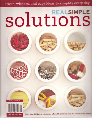 Real Simple Solutions: Tricks, Wisdom, and Easy... B000XK6KPG Book Cover