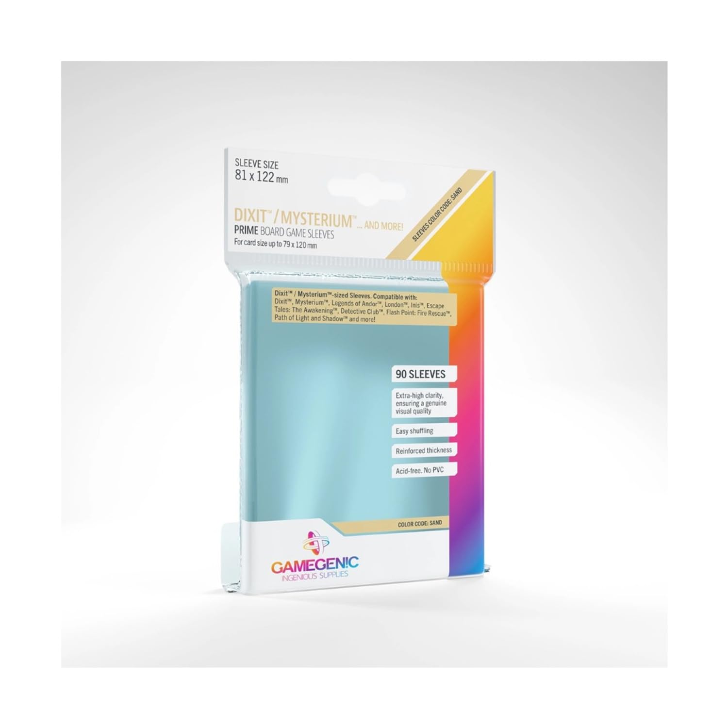 GAMEGEN!C Prime Dixit Sleeves 81x122mm (90) (GGS11040ML)