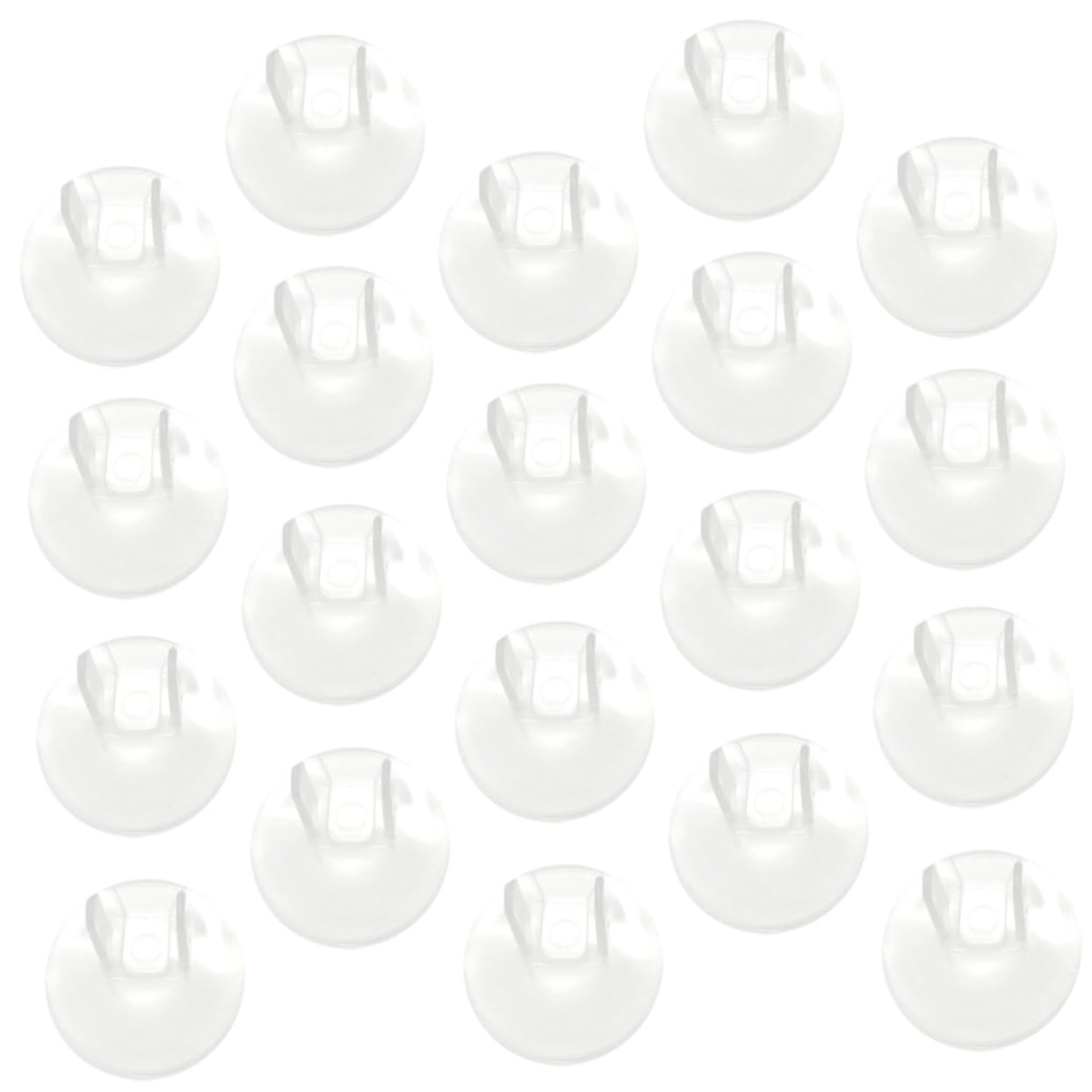 ibasenice 20Pcs Safety Plug Covers Durable Electrical Protector for Standard Prong and Prong Outlets Easy Installation Secure Prevent Electric Shocks