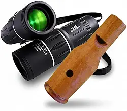 Apito De Madeira Jaó Modelo 30 + Luneta Observação de Pássaros