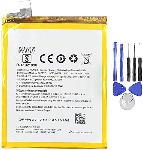 ELLENNE Batteria Compatibile con ONEPLUS 1+ BLP637...