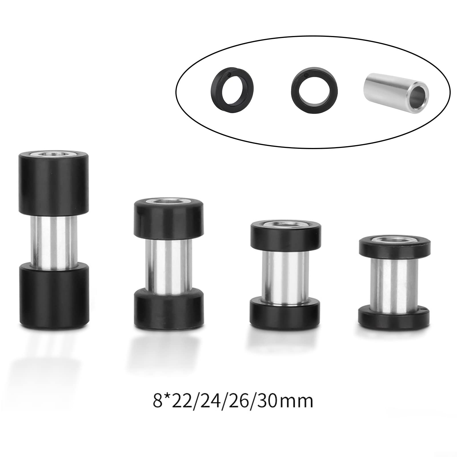 Boccole ammortizzatori per mountain bike Shock Bushing Hardware per EXA FORM DNM Mountain Bike 22 femmina