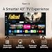 HYE 43" QLED Smart TV - 4K Ultra HD, Samsung Tizen OS & Gaming Hub, Black