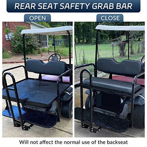 Ecotric Universal Golf Cart Rear Seat Safety Grab Bar Compatible With Ezgo Club Car Yamaha #TOP4