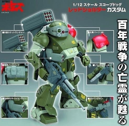 Amazon.co.jp: ボトムズ 【絶版・限定】 やまと スコープドックレッド 