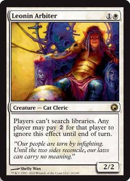 Magic: the Gathering - Leonin Arbiter - Scars of Mirrodin - Foil