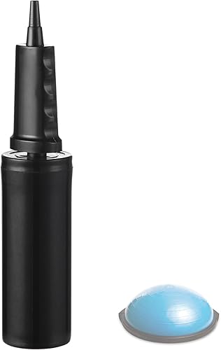 Bomba de bola de ejercicio compatible con Bosu Balance Trainer, bomba de aire de mano para pelota de ejercicio, bomba de mano portátil para