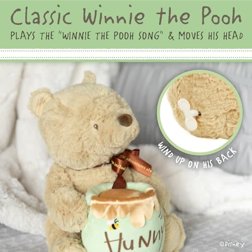 Kids Preferred 46109 Disney Baby Classic Pooh Waggy - Musical Plush Stuffed Animal thumb #1
