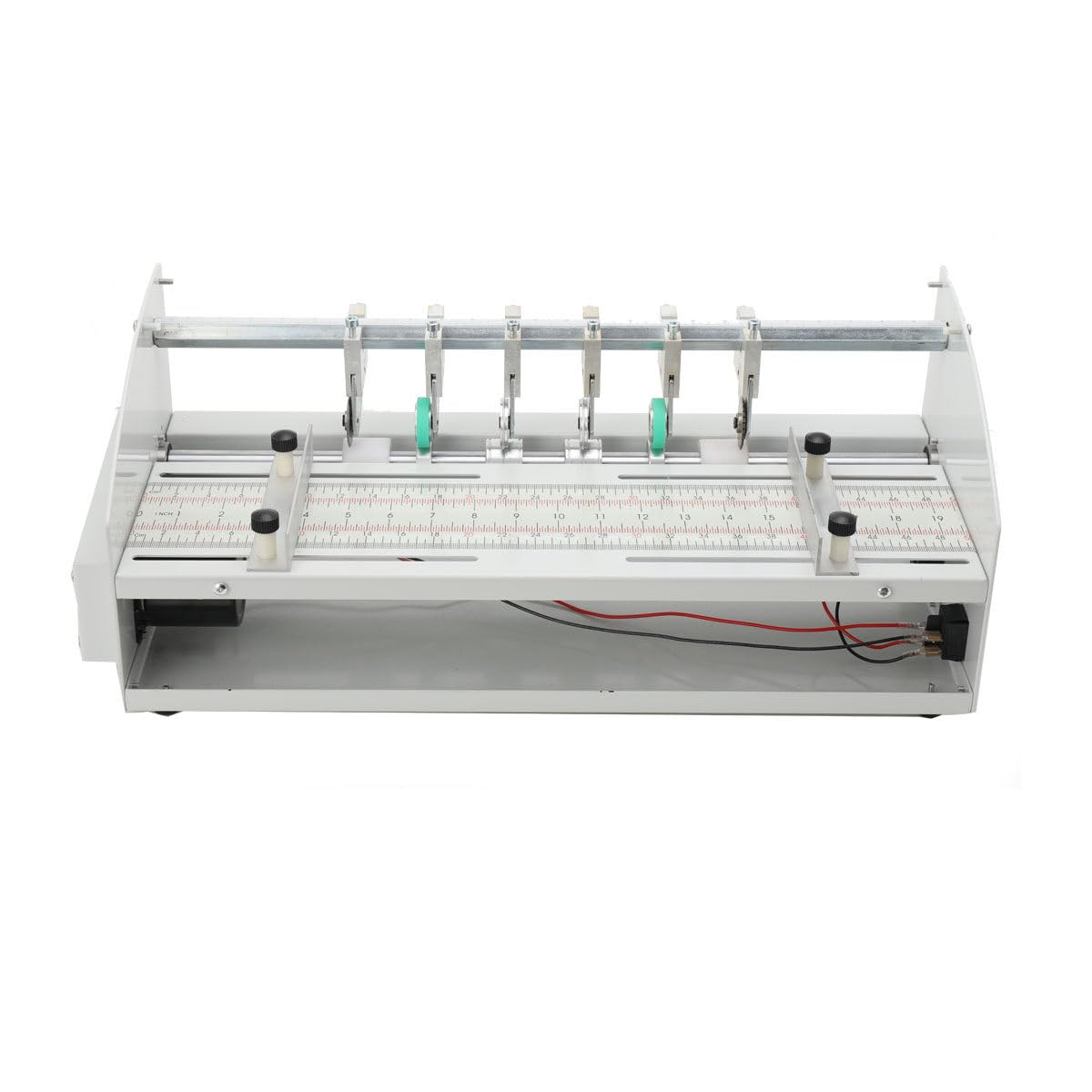 3 In 1 Rillmaschine 46CM, 220V Elektrische Creasing Maschine Elektrische Nutmaschine Einstellbare, Bürobedarf und Schreibwaren mit Rundpresstechnik, Falzmaschine für Dateien, Karten, A4-Papiere