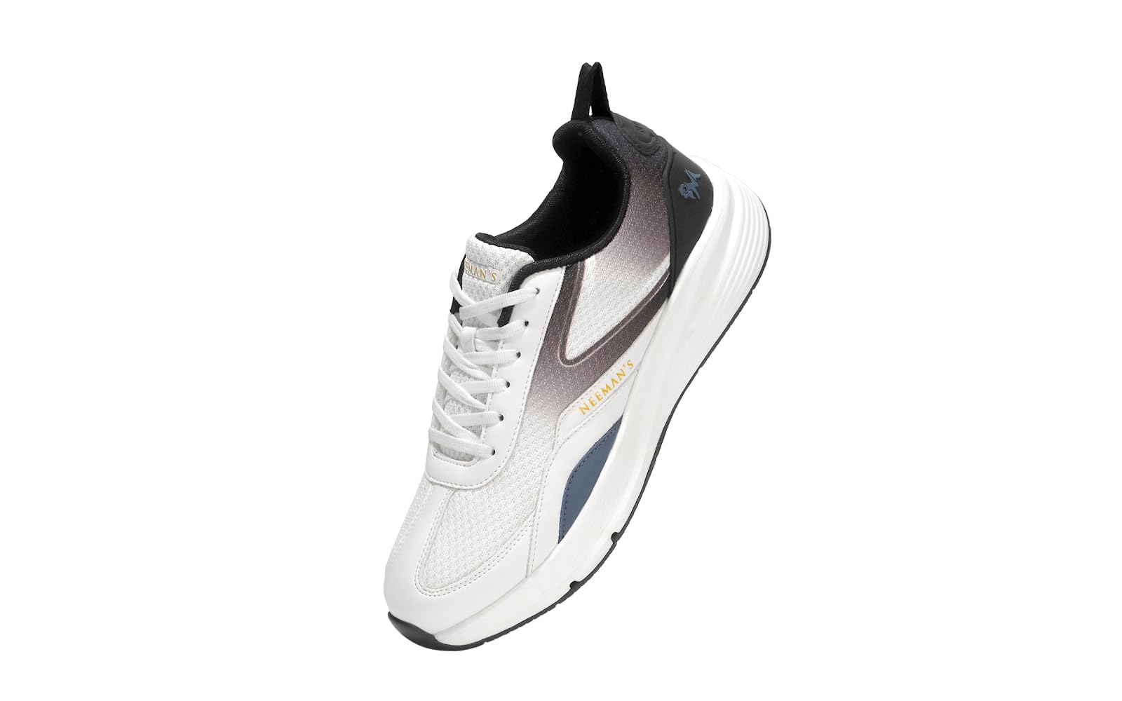 Neemans Light Trainers Sneakers for Men | Comfortable & Flexible Eva Mid Sole and Breatheble Mesh with Gradient Prints | Black UK7 (B0D6BKLRRV) Amazon Price History, Amazon Price Tracker