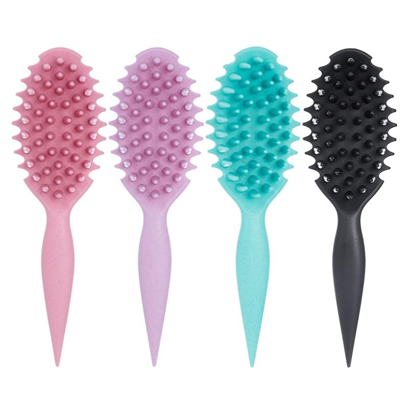 Bouncing Curly Comb Styling Massage Hair Care Lady