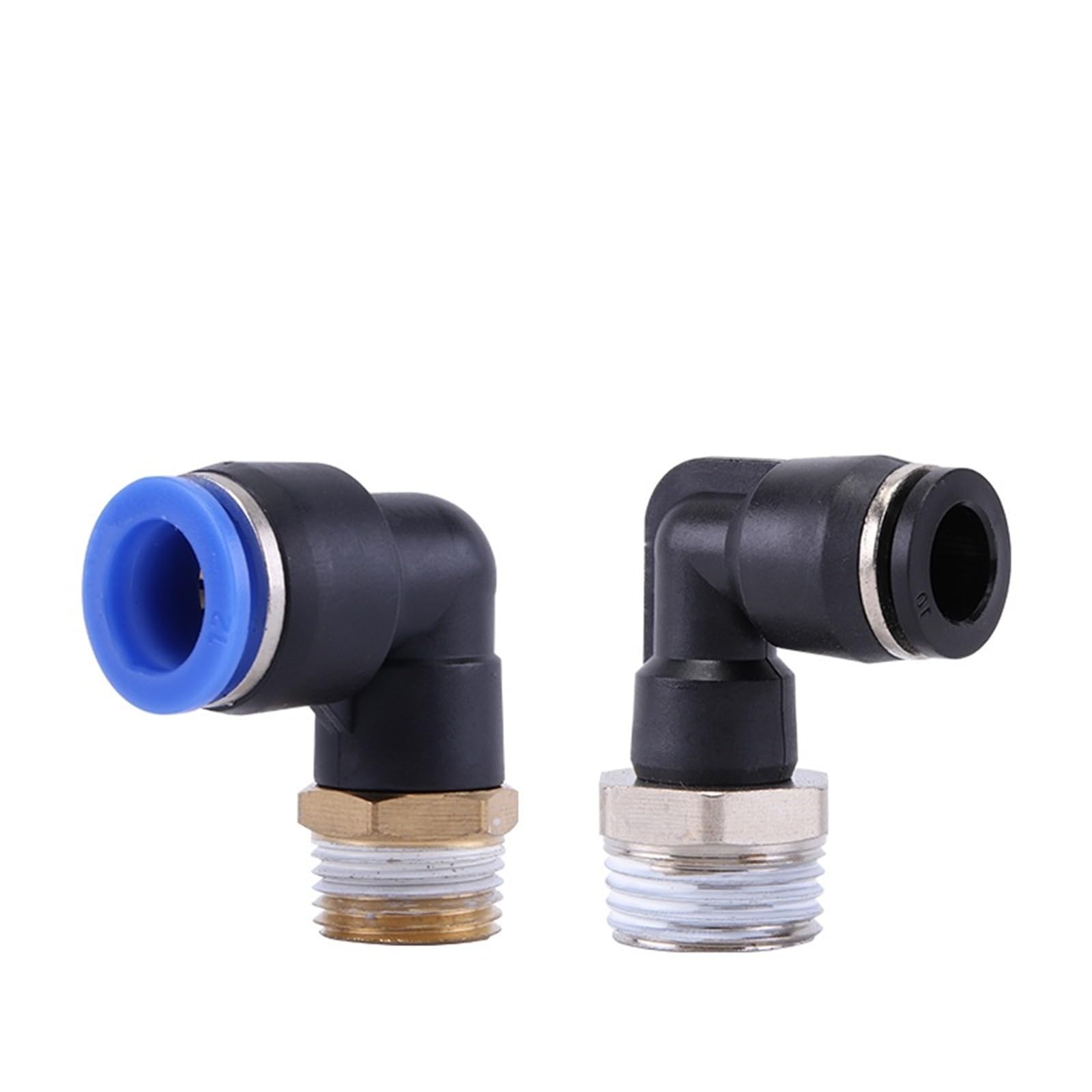 PL Plugs 4MM-12mm Hose Tube 1/4" 1/8" 3/8" 1/2" Male Thread Pneumatic Quick Elbow Connector Fitting 1Pcs(PL4-M5)