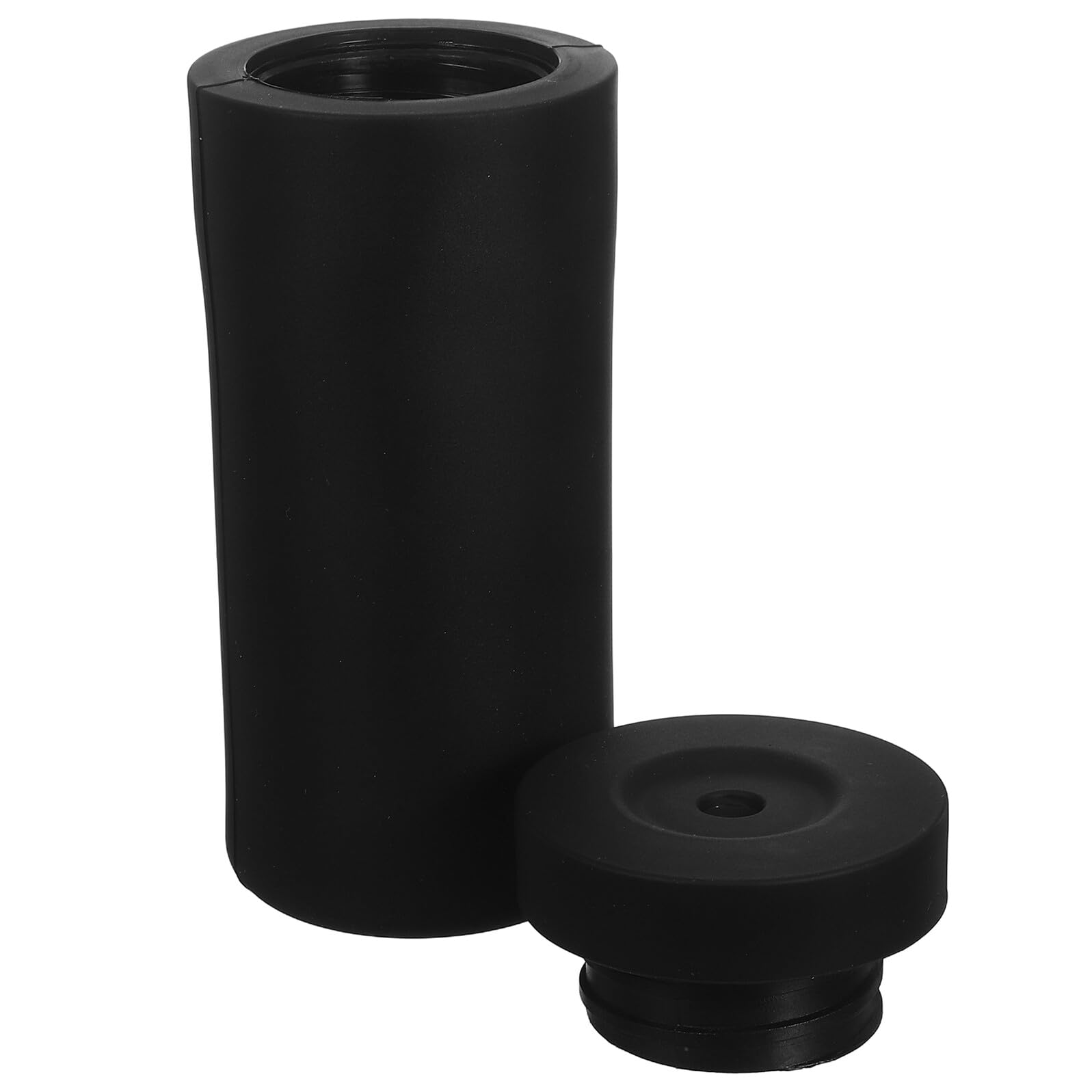 jojofuny Dispensador de Jabón de Silicona Negro, Recargable y Compacto, para Lavavajillas y Jabón de Manos en Cocina y Baño, Botella Dispensadora Portátil para Fregadero, Uso Doméstico