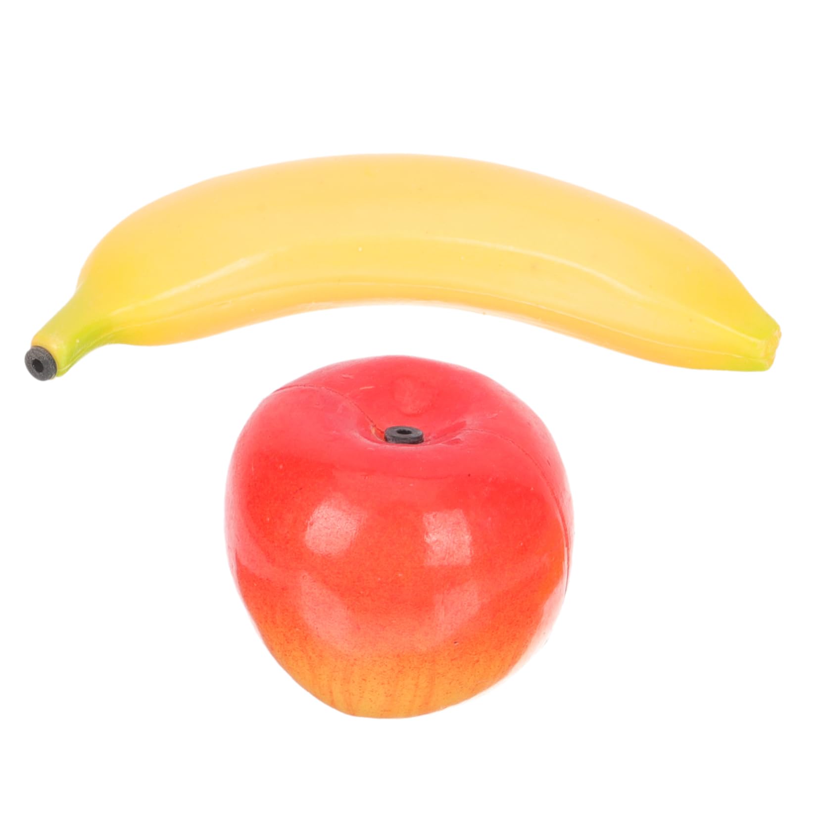 VANZACK 2Pcs Musical Fruit Percussion Instruments Early Educational for Apple Banana Design Develop Music Skills for Playtime Sensory Learning