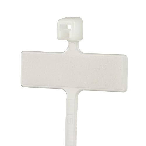 Miniatura 2 de Panduit PLM2M-C - Sujetacables marcadores, envolvente, miniatura, nailon 6.6, 8 pulgadas de largo, natural (paquete de 100)