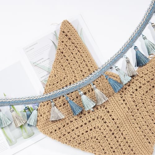 Image of TANOSII Tassel Purse Strap Handbag Strap Replacement Shoulder Crossbody Strap