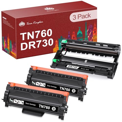 Tambour DR730 et toner TN760 pour imprimante MFC-L2730DW - Réussir le télétravail à la maison