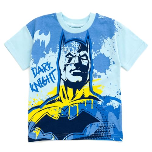 Image of DC Comics T-Shirt and French Terry Shorts Outfit Set Toddler to Big Kid Sizes (2T - 14-16)