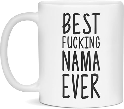 Miniatura 1 de Best Fucking Nama Ever - Taza divertida de Nama, 11 onzas, color blanco