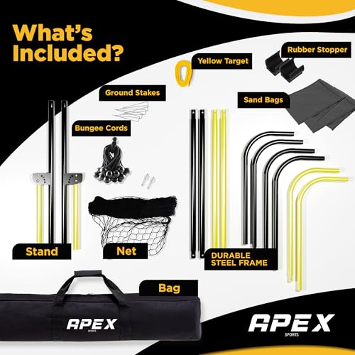 Adjustable Volleyball Rebounder Net 7x4 ft – Bounce Back Training Equipment with Angle Customization for Practicing Volleying, Bumping, Spiking – Durable & Portable with Travel Bag3