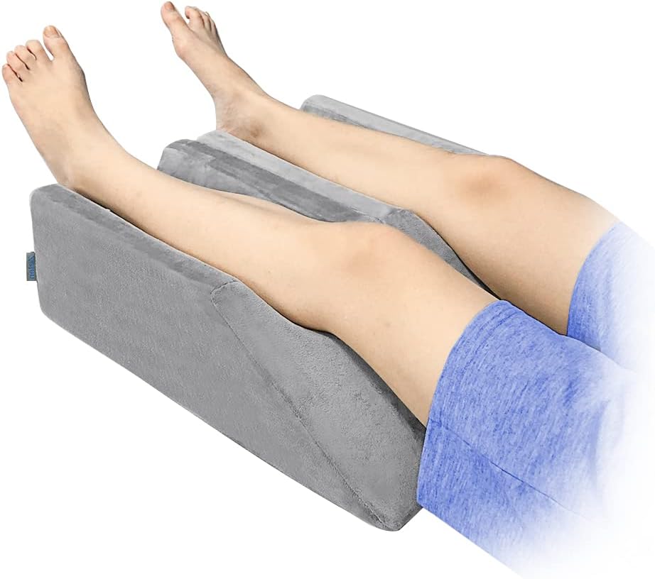 Leg Elevation Pillows Wedge 2 Pcs Single Leg Wedge Pillows