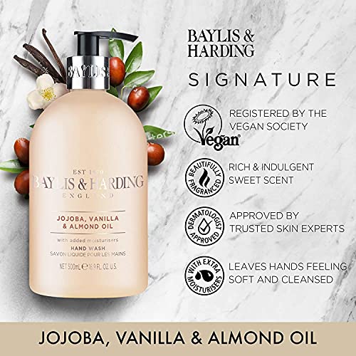 Baylis & Harding 500Ml Hand Wash Sweet Jojoba, Silk & Almond image 3