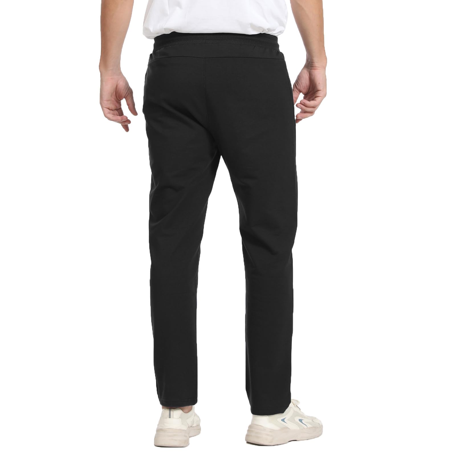 JustSun Pantaloni Tuta Uomo Sportivi Cotone Casual con Tasche Zip