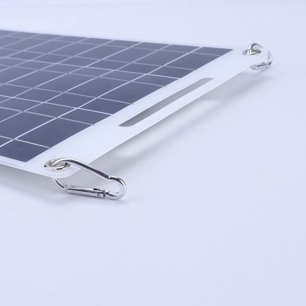 60W Panneau Solaire Portable 5V Double USB Kit de Panneau de Chargeur Chargeur de de Voyage de Batterie de Recharge D'Urgence ExtéRieure